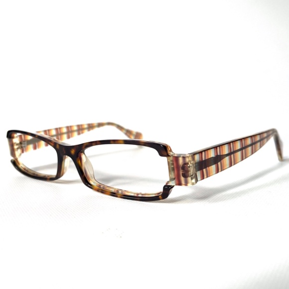 Y2K Face a Face Paris AXESS 5 col 621 Skinny Rainbow Striped Eyeglasses France main image 6